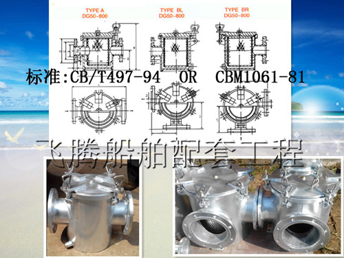 High pressure Marine water filter, water filter（Straight,Right angle）