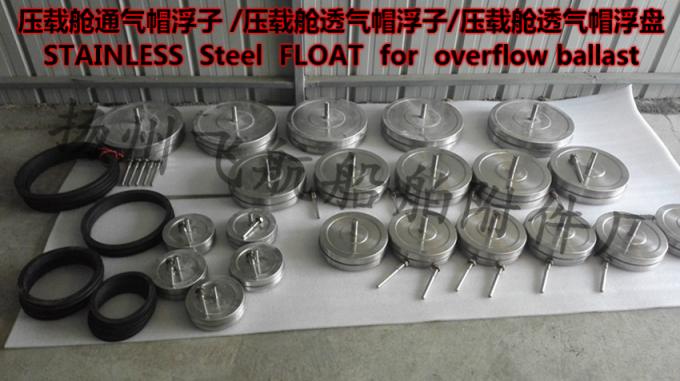 Ballast tank ventilation cap floating, float