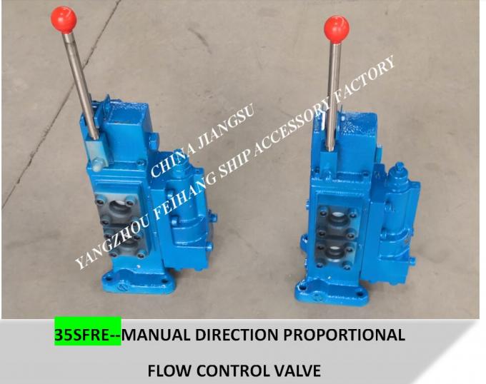 35SFRE-MO40-H3 manual proportional valve, manual proportional flow valve, marine manual proportional flow directional va