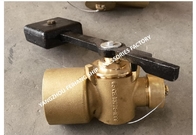 SELF-CLOSING VALVE FOR TANK SOUNDING. WITH VENT VALVE. MODEL-FH-65A  MATERIAL - BRONZE