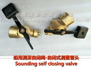 Ship bronze sounding self closing valve - Yangzhou flying ship accessories factory