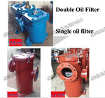 Diesel oil transfer pump, dual oil filter, duplex crude oil filter, dual fuel filter AS20
