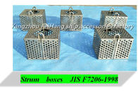 On the JIS F7206-1998 tank bottom water filter box, the selection parameters of the rose b