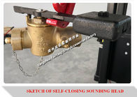 CB/T3778-1999 ship sounding self closing valve / Bronze sounding self closing valve / Brass depth sensing self closing v