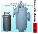 Marine JIS F7209-200-lb-type Right-angled single oil filter, angular single oil filter