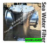 Supply marine seawater pump seawater filter, inhalation seawater filter A500 CB/T497