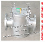 AS200 CB/T497-1994 Auxiliary machine sea water pump imported single water filter / coarse water filter