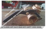 Bronze sounding self-closing valve for fresh water tank, bronze gate valve type self-closing measuring pipe head 37NF-65