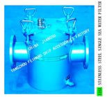 STRAIGHT-THROUGH STAINLESS STEEL SEA WATER FILTER AS125 CB/T497-2012 FORAUXILIARY MACHINE SEA WATER PUMP