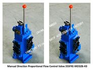 35SFRE-MO32B-H3 Marine Manual Proportional Flow Reversal Valve Material-Cast Iron Connection Method-Flange Connection
