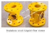 Made In China-Marine Stainless Steel 316L Liquid Flow Observer JS4065 CB/T422-1993: