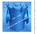 Right-Angle Stainless Steel Basket Type Sea Water Filter BRS250 CB/T497-2012 Product Physical Map