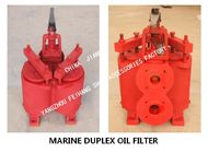 DOUBLE CRUDE OIL FILTER  LIGHT DIESEL OIL TRANSFER PUMP , OIL PURIFIER OUTLET DOUBLE OIL FILTERMODEL: FH-65A F7202