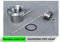 STAINLESS STEEL 316L SOUNDING PIPE HEAD A50 CB/T3778-1999 FOR MARINE STEEL DECK
