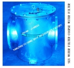 Single Water Filter，SEA WATER STRAINERS MODEL:AS300 CB/T497-2012