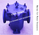 Can Water Filter 5K-150A S-TYPE Right Angle Flange Cast Iron Cylindrical Sea Water Filter