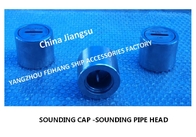 Marine Oil Tank Stainless Steel 316L Sounding Injection Head C40, Oil Tank Raised 316L Stainless Steel Sounding Pipe Hea