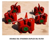 DUPLEX OIL FILTER-CAST IRON DUPLEX CRUDE OIL FILTER-DUPLEX FUEL FILTER AS16025 CB/T425-1994