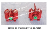 Dual Crude Oil Filter For Fuel Oil Separator Outlet Model- AS16025-0.40/0.22 CB/T425-94