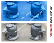 Air Pipe Head  For FPT Cabin Pontoon Type Oil Tank Modle:533HFO-80A Body Cast Iron, Internal Parts - Stainless Steel Fl