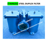 STAINLESS STEEL DUPLEX LOW PRESSURE CRUDE OIL FILTER - STAINLESS STEEL DUPLEX OIL FILTER CB/T425-94