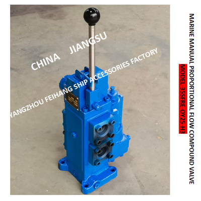 MANUAL PROPORTIONAL FLOW REVERSING SPEED REGULATING VALVE, MANUAL PROPORTIONAL FLOW REVERSING VALVE 35SFRE-OY25-H3