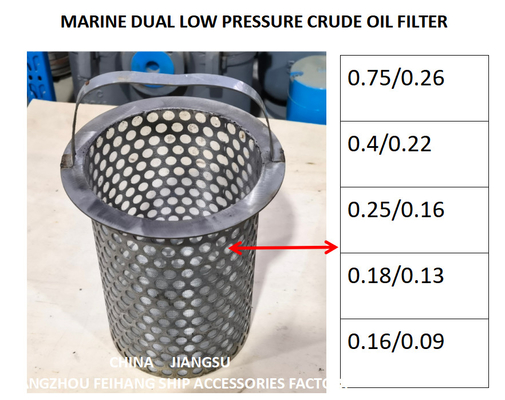 A50 0.25/0.16 CB / T425-94 DOUBLE OIL FILTER AND DOUBLE COARSE OIL FILTER OF LUBRICATING OIL PUMP