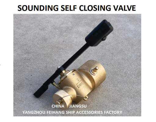 MARINE SEWAGE TREATMENT BRONZE SOUNDING SELF CLOSING VALVE FH-65 (ACB / T3778-1999)