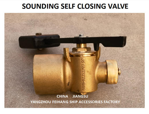 MARINE SEWAGE TREATMENT BRONZE SOUNDING SELF CLOSING VALVE FH-65 (ACB / T3778-1999)