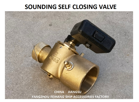 MARINE SEWAGE TREATMENT BRONZE SOUNDING SELF CLOSING VALVE FH-65 (ACB / T3778-1999)