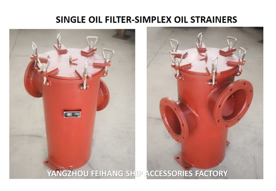 OIL SEPARATOR OUTLET SINGLE OIL FILTER, SINGLE OIL FILTER S5125 CBM1133-82 BODY CAST IRON FILTER CARTRIDGE STAINLESS STE