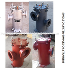 LB5150 CBM1133-82 SINGLE FUEL FILTER AT THE OUTLET OF FUEL OIL SEPARATOR, SINGLE FUEL FILTER BODY CAST IRON FILTER CARTR