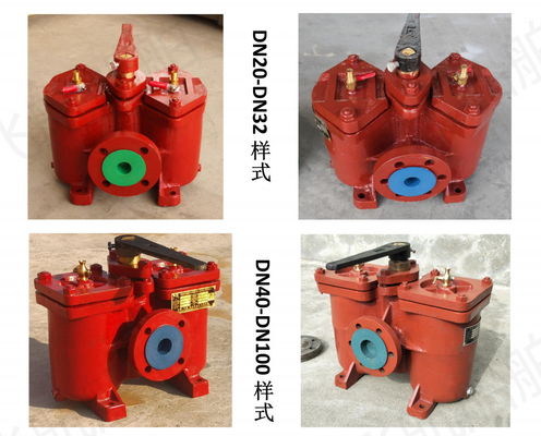 DOUBLE OIL FILTER AT THE OUTLET OF LUBRICATING OIL SEPARATOR, DOUBLE COARSE OIL FILTER MODEL: A40-0.75/0.26 CB / T425-94