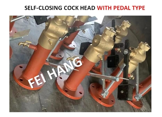 FH-DN80 MARINE SOUNDING SELF CLOSING VALVE, FOOT TYPE SOUNDING SELF CLOSING VALVE WITH EXTENSION ROD DN80 CB / T3778-99