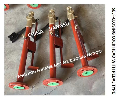 FH-DN80 MARINE SOUNDING SELF CLOSING VALVE, FOOT TYPE SOUNDING SELF CLOSING VALVE WITH EXTENSION ROD DN80 CB / T3778-99