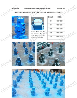 MARINE MANUAL PROPORTIONAL FLOW DIRECTIONAL COMPOSITE VALVE CSBF-G25 Material - cast iron