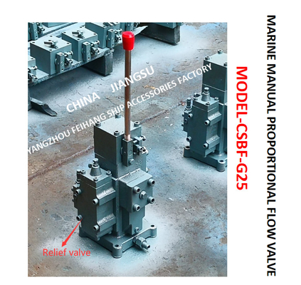 MARINE MANUAL PROPORTIONAL FLOW DIRECTIONAL COMPOSITE VALVE CSBF-G25 Material - cast iron