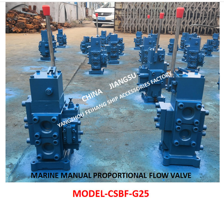 MARINE MANUAL PROPORTIONAL FLOW DIRECTIONAL COMPOSITE VALVE CSBF-G25 Material - cast iron