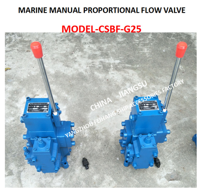 WINDLASS CONTROL VALVE CSBF-M-G25 (M CAN BE OMITTED) MANUAL PROPORTIONAL FLOW OF WINDLASS