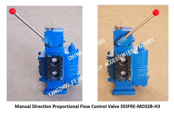 35SFRE-MY32B-H3 MANUAL PROPORTIONAL FLOW REVERSING SPEED REGULATING COMPOSITE VALVE BODY CAST IRON