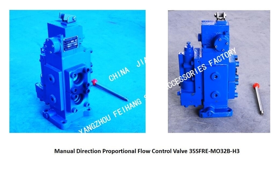 35SFRE-MY32B-H3 MANUAL PROPORTIONAL FLOW REVERSING SPEED REGULATING COMPOSITE VALVE BODY CAST IRON