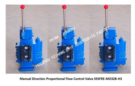 35SFRE-MY32B-H3 MANUAL PROPORTIONAL FLOW REVERSING SPEED REGULATING COMPOSITE VALVE BODY CAST IRON