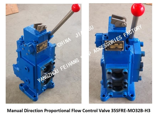 ASSEMBLY DIAGRAM OF MARINE 35SFRE-MO32B-H3 MANUAL PROPORTIONAL FLOW VALVE