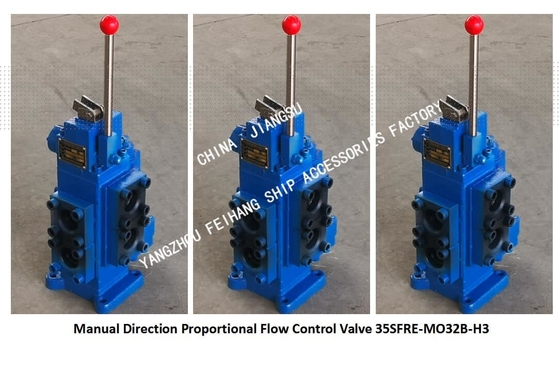 ASSEMBLY DIAGRAM OF MARINE 35SFRE-MO32B-H3 MANUAL PROPORTIONAL FLOW VALVE