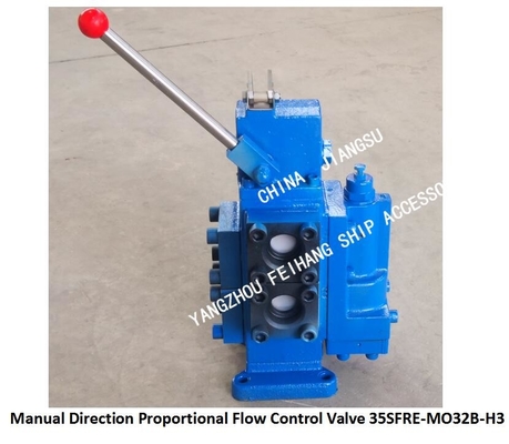 ASSEMBLY DIAGRAM OF MARINE 35SFRE-MO32B-H3 MANUAL PROPORTIONAL FLOW VALVE