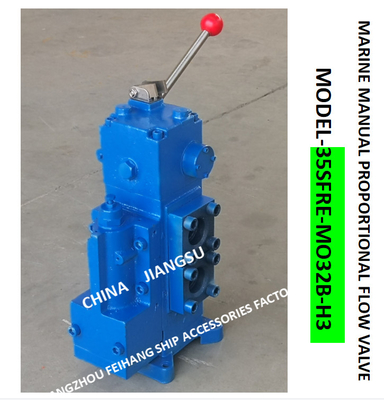 ASSEMBLY DIAGRAM OF MARINE 35SFRE-MO32B-H3 MANUAL PROPORTIONAL FLOW VALVE