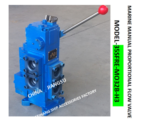 ASSEMBLY DIAGRAM OF MARINE 35SFRE-MO32B-H3 MANUAL PROPORTIONAL FLOW VALVE