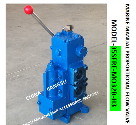 ASSEMBLY DIAGRAM OF MARINE 35SFRE-MO32B-H3 MANUAL PROPORTIONAL FLOW VALVE