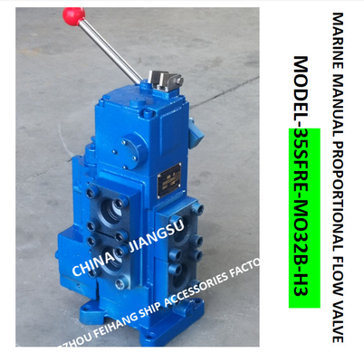 PRECAUTIONS FOR USE OF 35SFRE-MO32B-H3 MARINE MANUAL PROPORTIONAL FLOW COMPOUND VALVE Material - cast iron