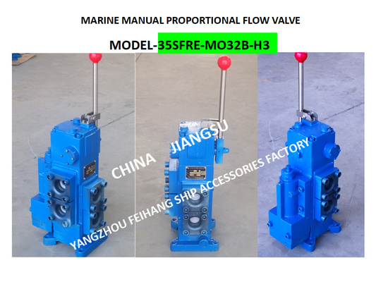 PRECAUTIONS FOR USE OF 35SFRE-MO32B-H3 MARINE MANUAL PROPORTIONAL FLOW COMPOUND VALVE Material - cast iron